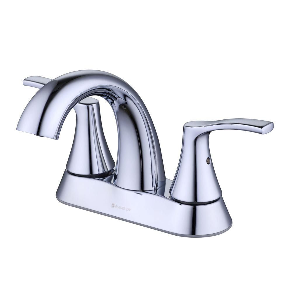 Arnette 4 inch Centerset 2-Handle High-Arc Bathroom Faucet in Chrome