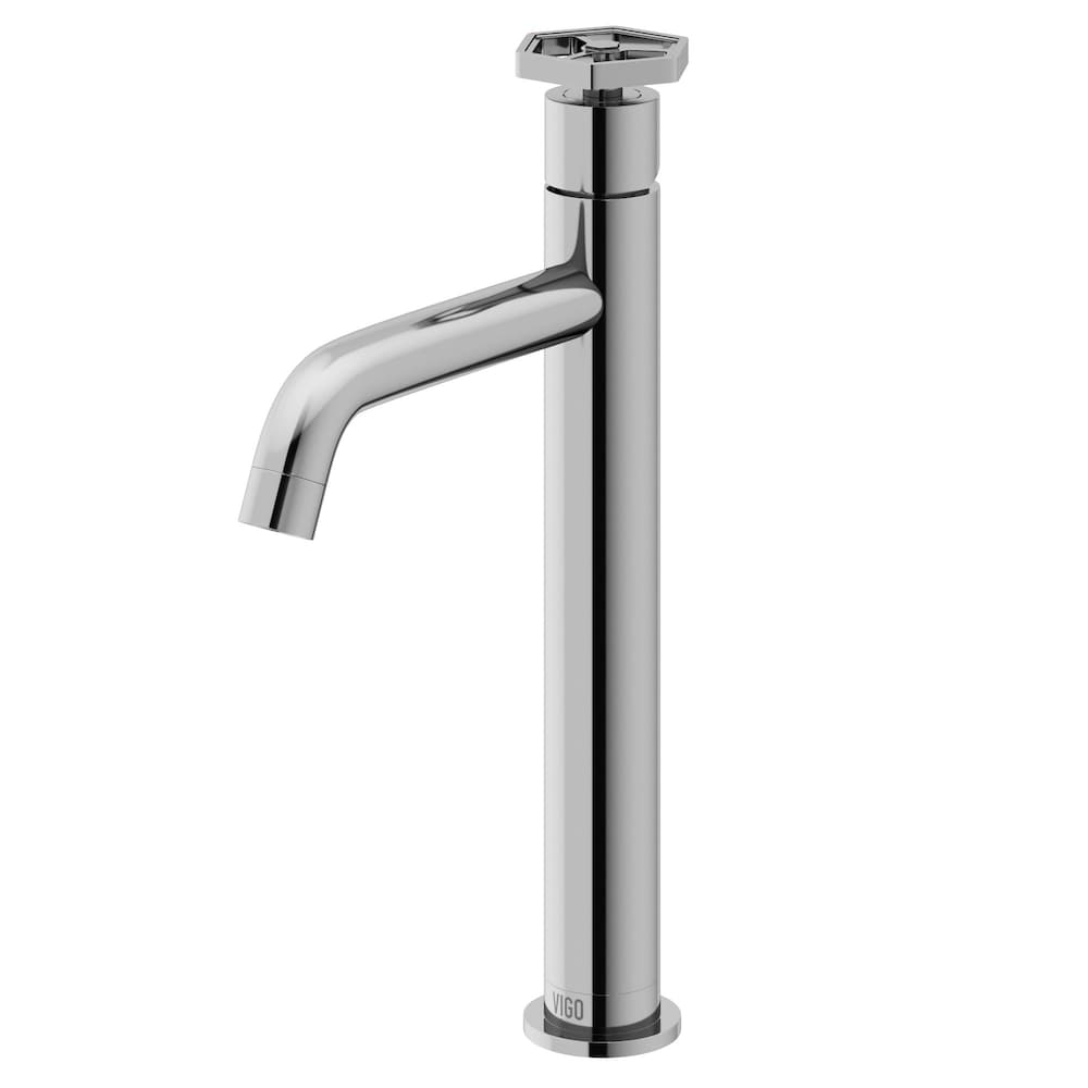 Robinet de salle de bain à poignée unique et trou unique Ruxton en chrome