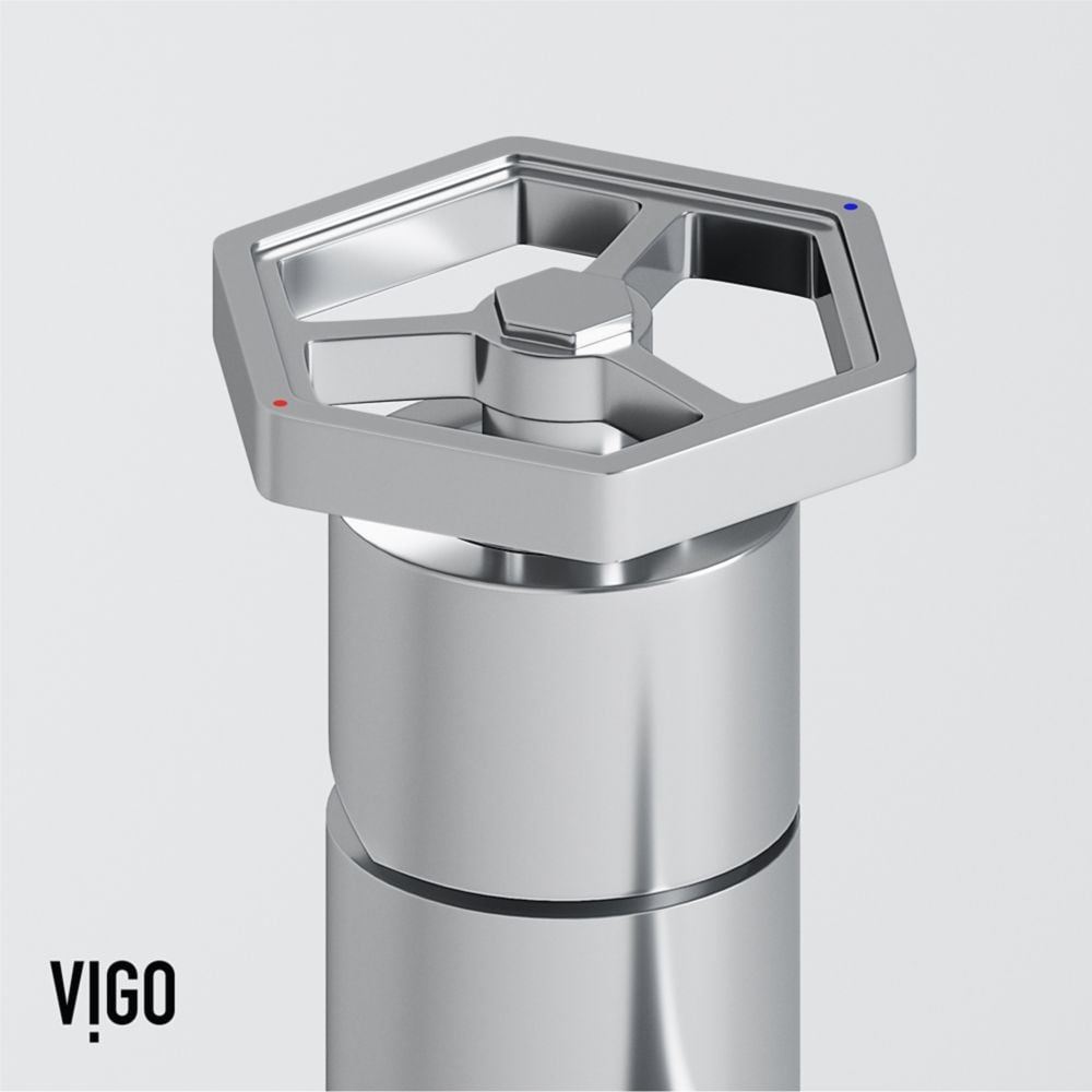 Robinet de salle de bain à poignée unique et trou unique Pinnacle de Ruxton en chrome