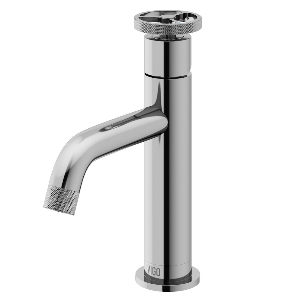 Cass Pinnacle Single Hole Single-Handle Bathroom Faucet in Chrome