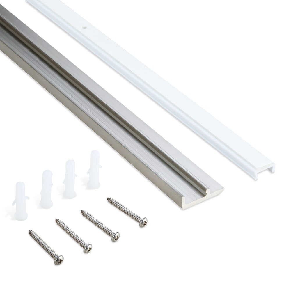 ClipTrim Acier inoxydable brossé 8 pi en aluminium anodisé SpeedTiles Garnitures auto-adhésives 1 paquet