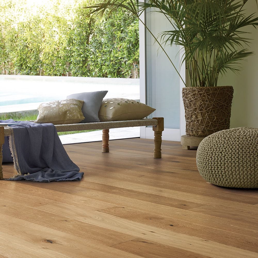 Take Home Sample - French Oak Hollister Engineered Click Lock Hardwood Flooring - 6.5 in. x 7 in.