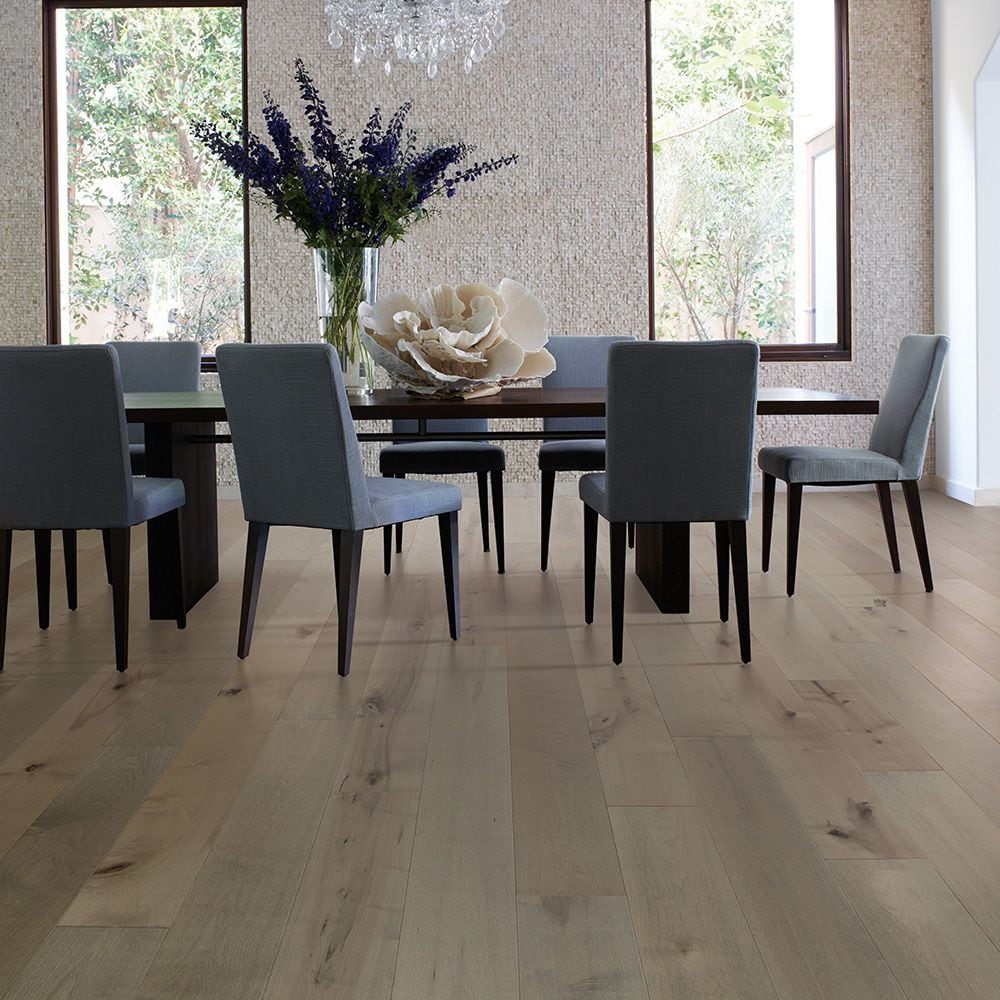 Échantillon à emporter - Plancher de bois d'ingénierie à rainure et languette Maple Estero - 7,5 po x 7 po