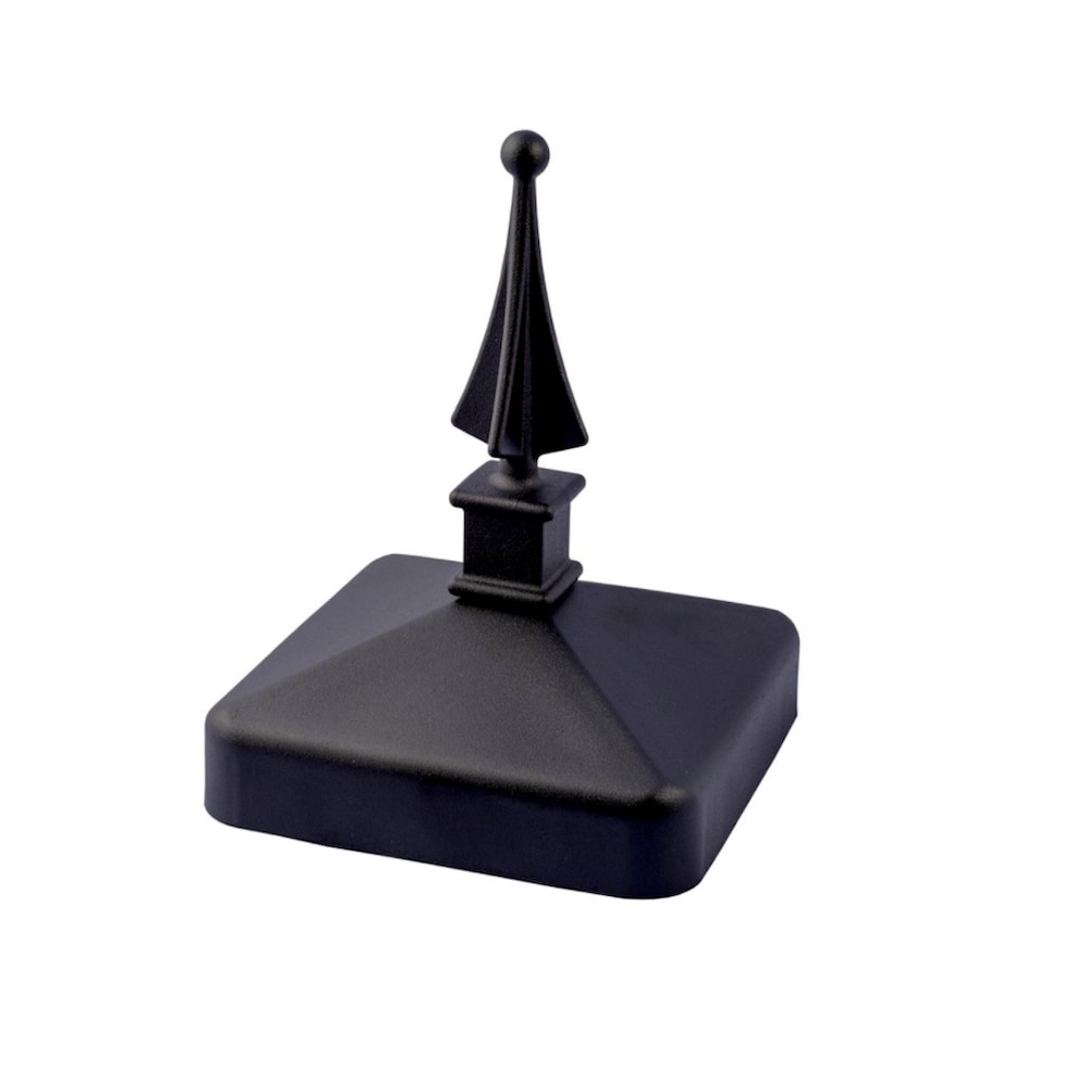 Ball Top Quad Metal Cast Post Cap Finial