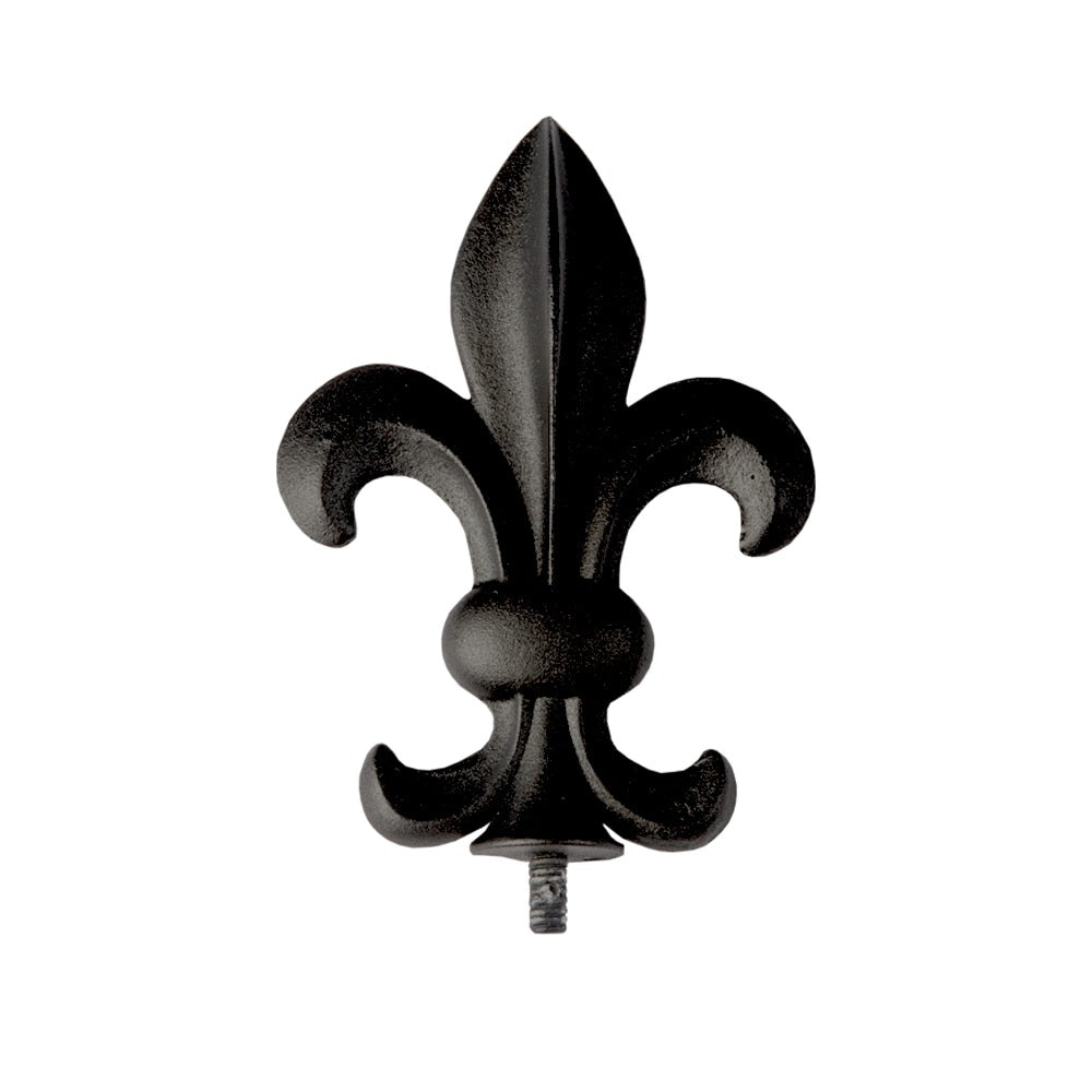 Fleur de lis Metal Cast Post Cap Finial