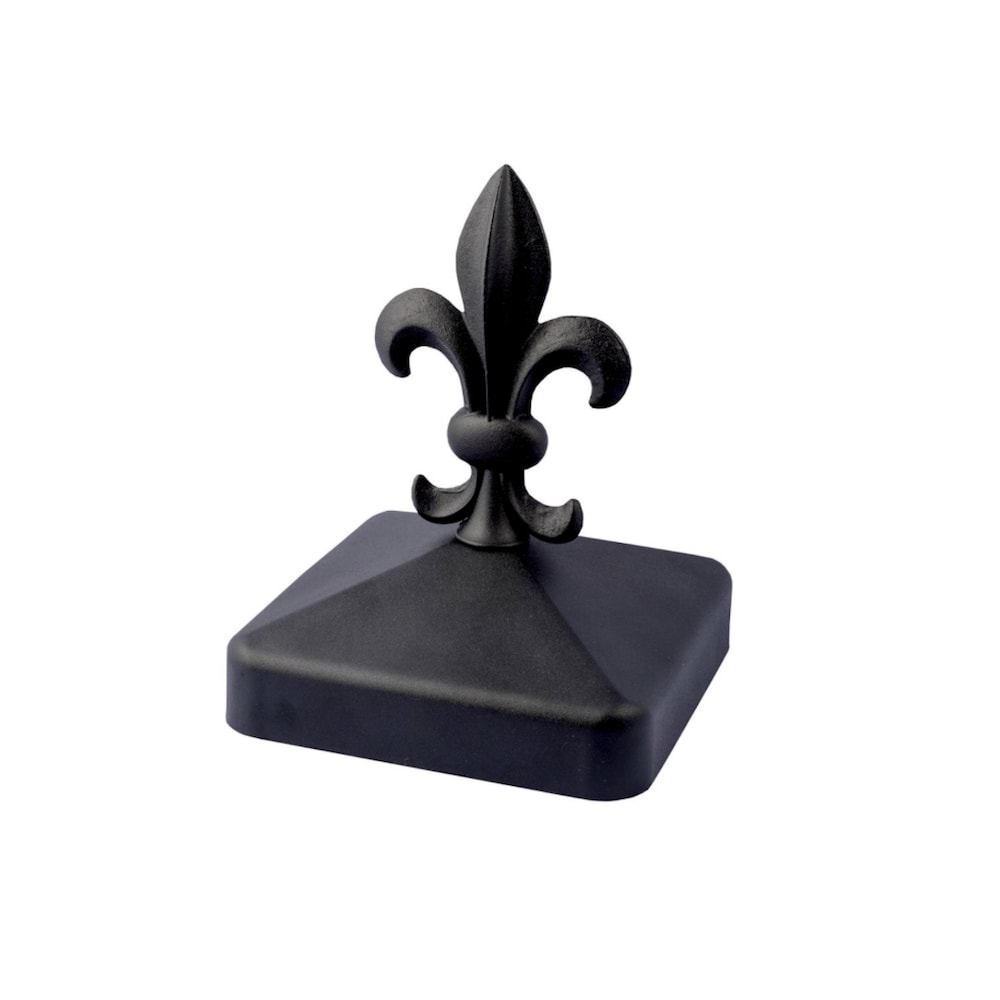 Fleur de lis Metal Cast Post Cap Finial