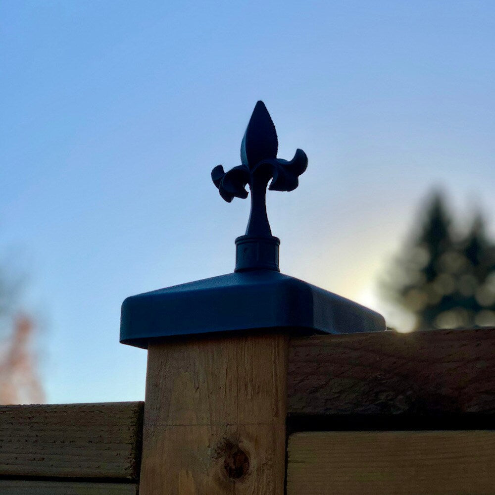 Aluminum Hops Finial Black