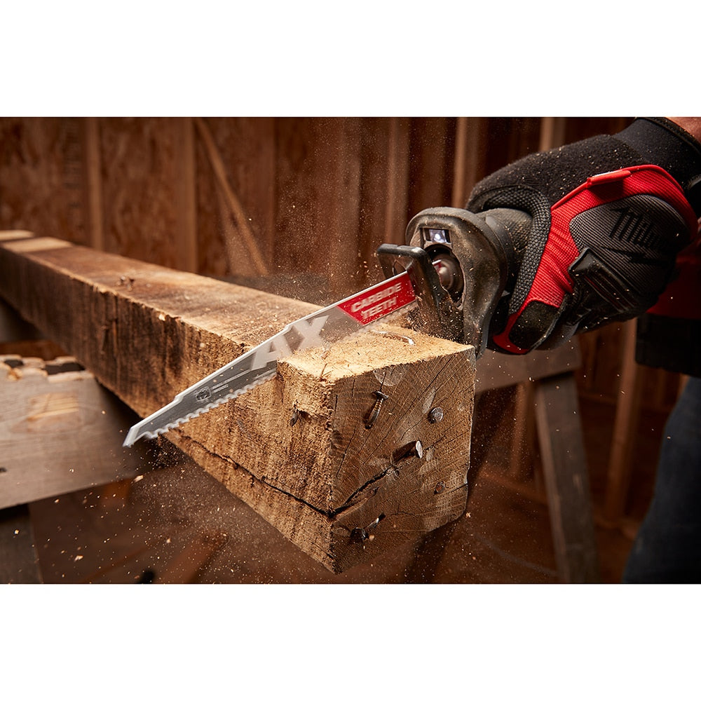 SAWZALL Carbide Demolition Wood and Metal Cutting Reciprocating Saw Blade Set (5-Piece)