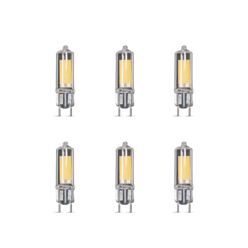 20-Watt Equivalent T4 Dimmable G8 Base Specialty LED Light Bulb 3000K Warm White (6-Pack)