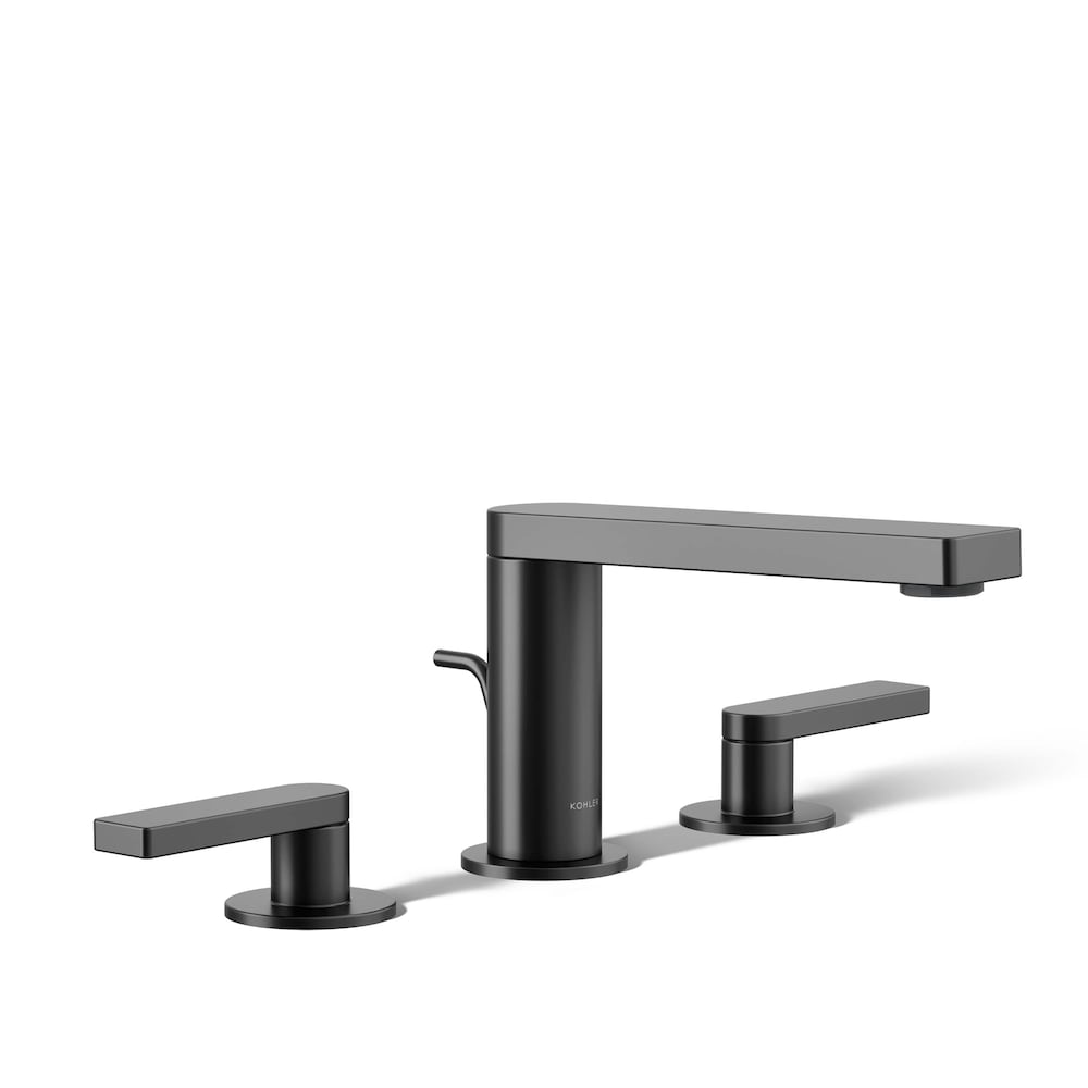 Composed Widespread 2-Handle Bathroom Sink Faucet in Matte Black