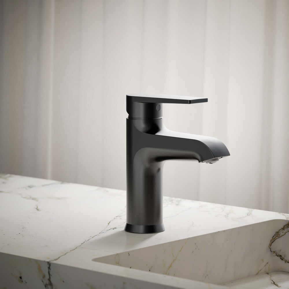 Hint Single-handle Single-Hole Bathroom Sink Faucet in Matte Black