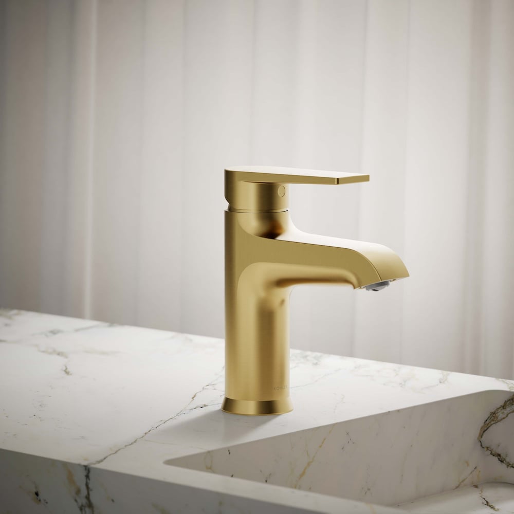 Hint Single-Handle Bathroom Sink Faucet in Gold