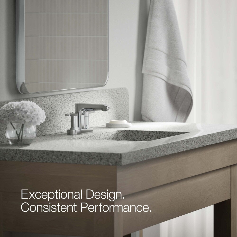 Hint 4 in. Centerset 2-Handle Bathroom Faucet in Polished Chrome