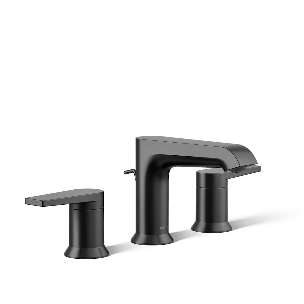 Hint Widespread 2-Handle Bathroom Sink Faucet in Matte Black