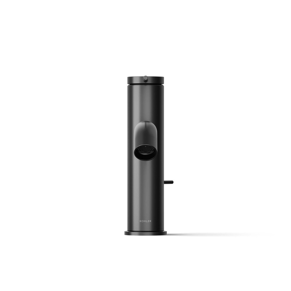 Components single-handle bathroom sink faucet in Black