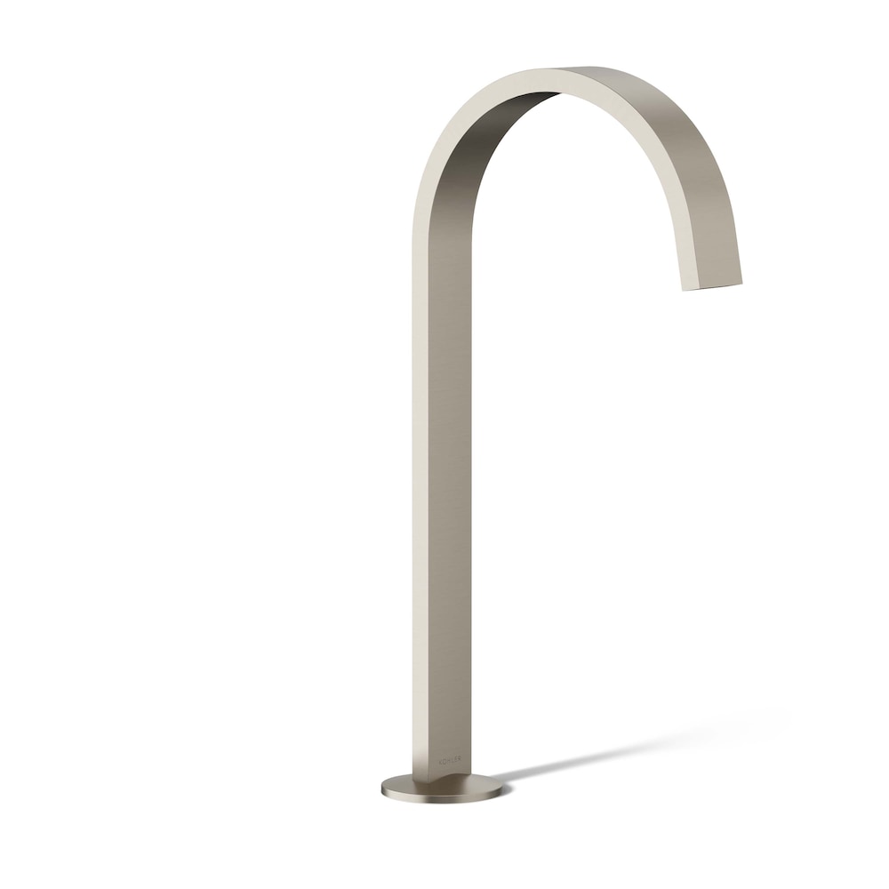 Components Bathroom sink spout with Ribbon design
