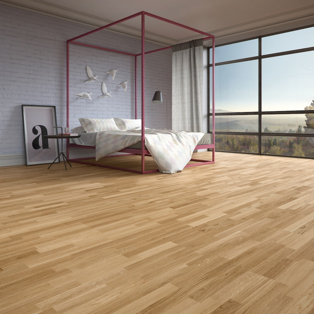 SQUARE EDGE 1/2-inch x 7-1/5-inch Brushed Engineered Oak Hardwood Planks (38.61 sq. ft./case)