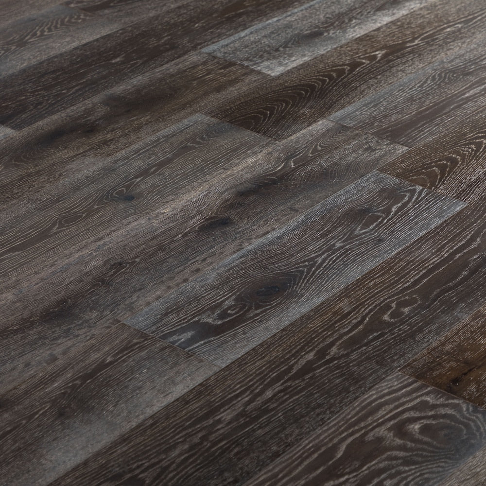 Sample-XXL French Oak Grey Smoke 3/8-inch T x 7.5-inch W x 6-inch L Engineered Hardwood Flooring