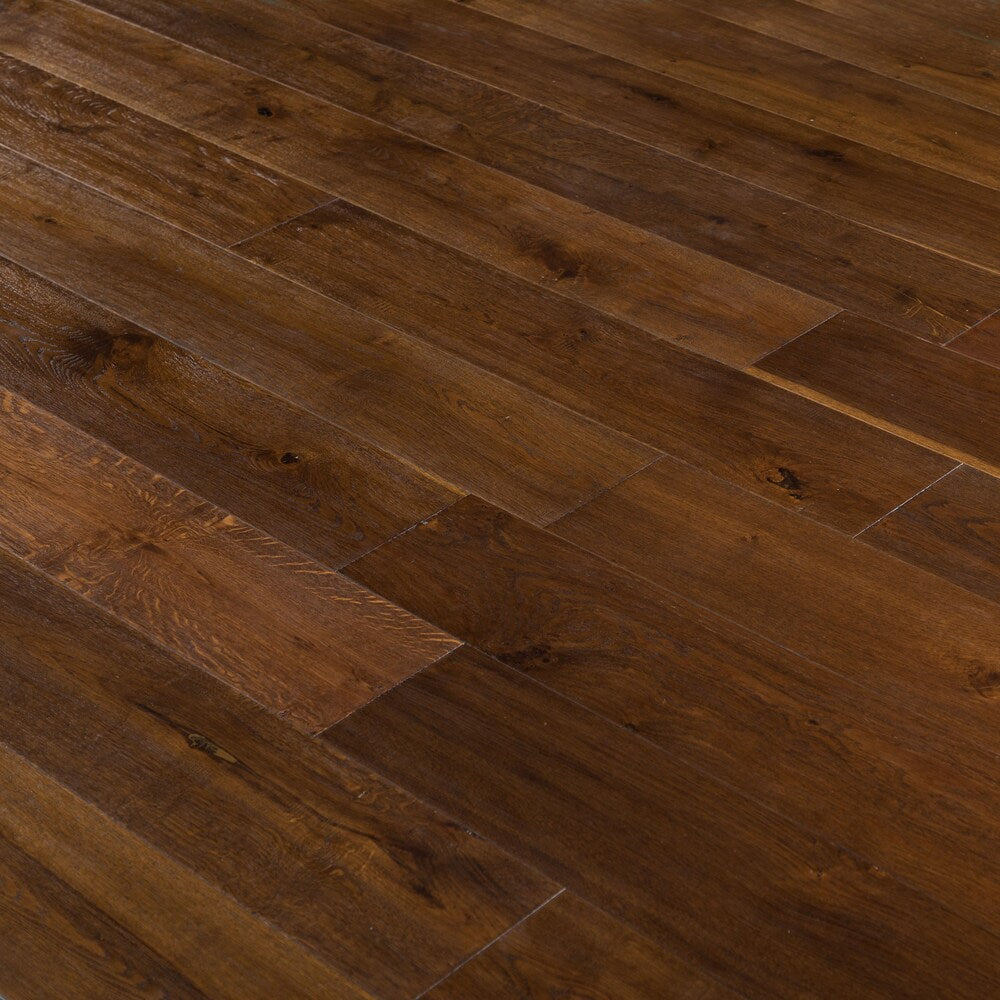 Sample-XXL French Oak Rich 3/8-inch T x 7.5-inch W x 6-inch L Engineered Hardwood Flooring