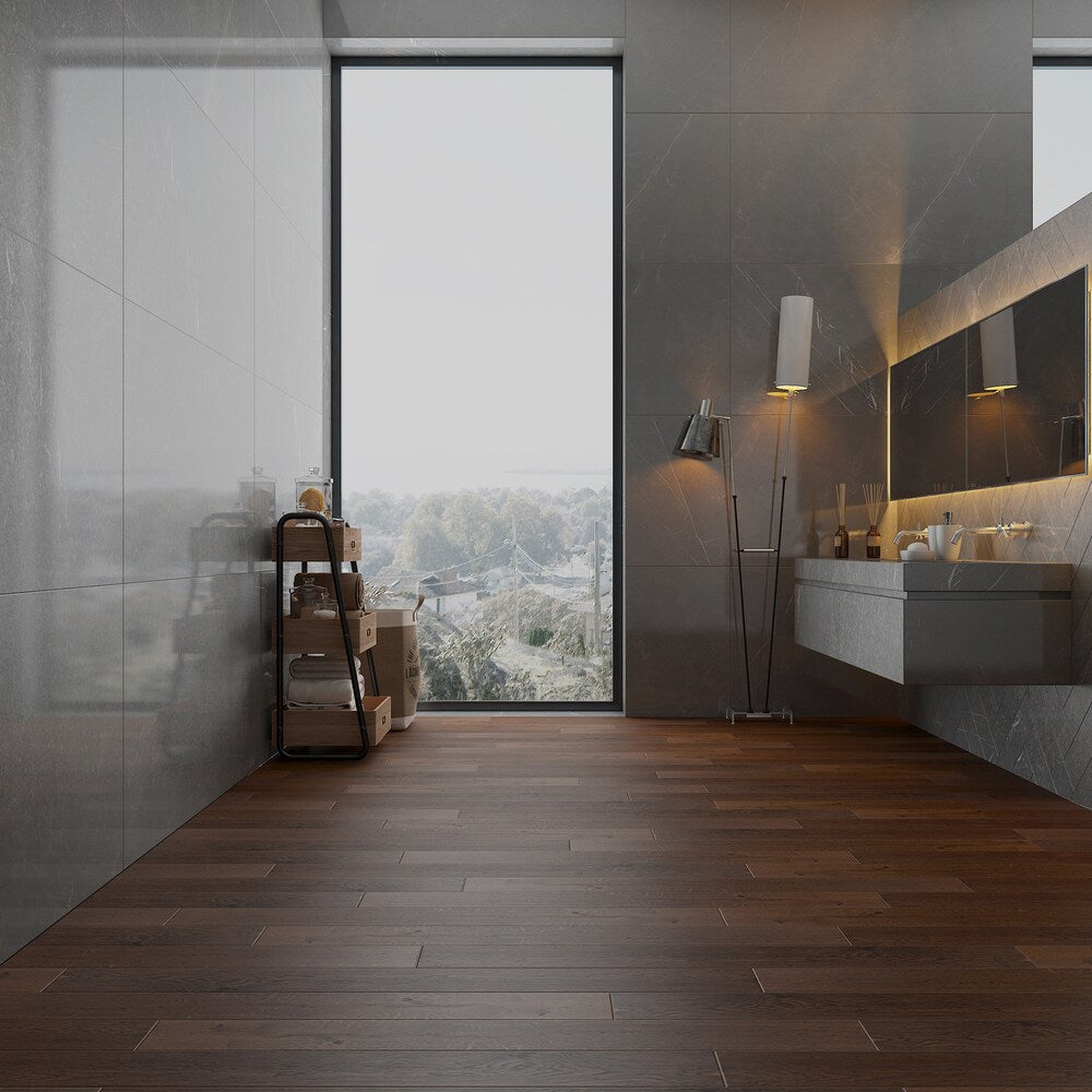 Sample-XXL French Oak Rich 3/8-inch T x 7.5-inch W x 6-inch L Engineered Hardwood Flooring