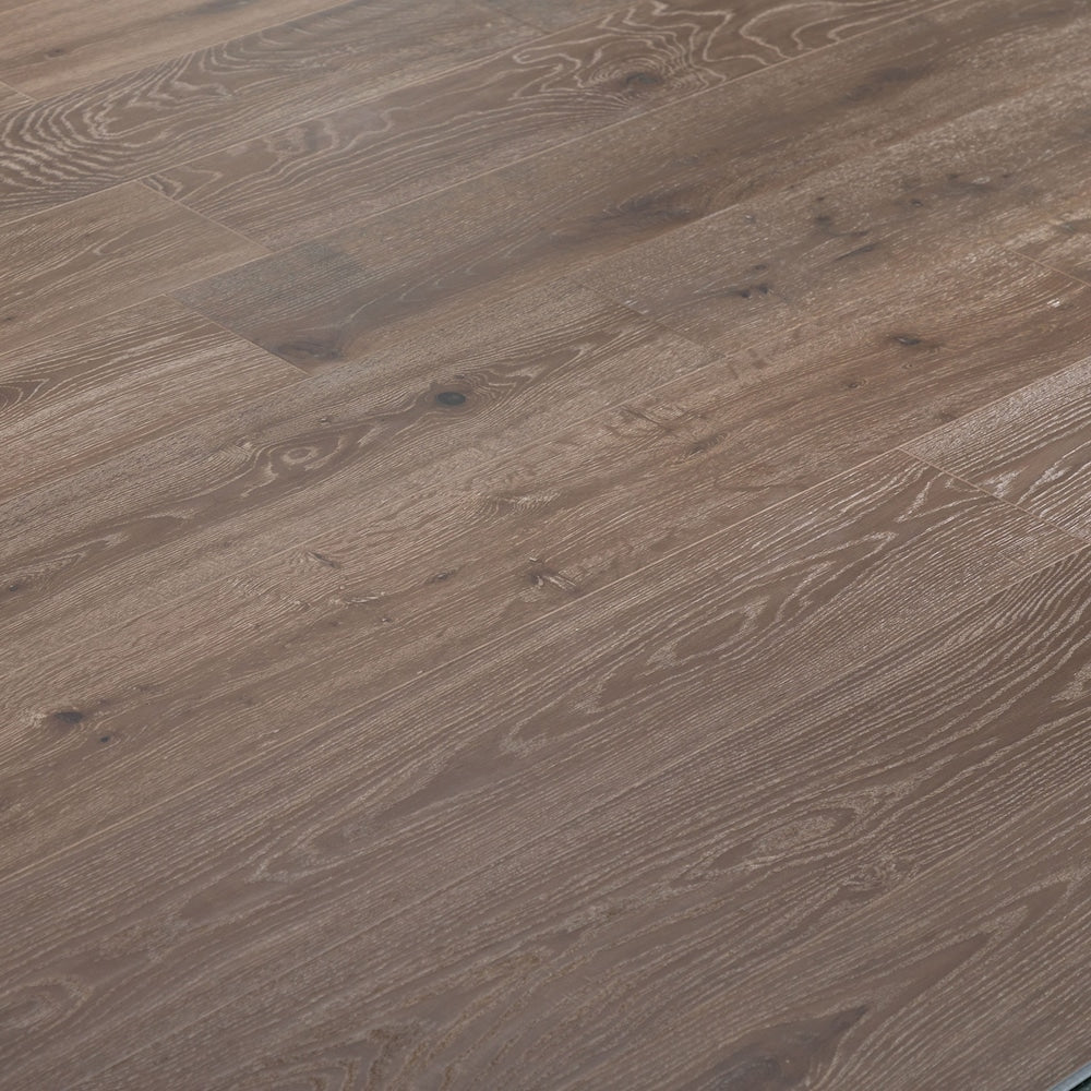 Sample-XXL French Oak Latte 3/8-inch T x 7.5-inch W x 6-inch L Engineered Hardwood Flooring