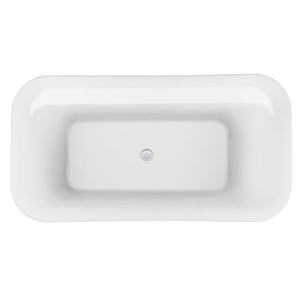 59 inch Streamline NPT91720CH Freestanding Bathtub with Internal Drain