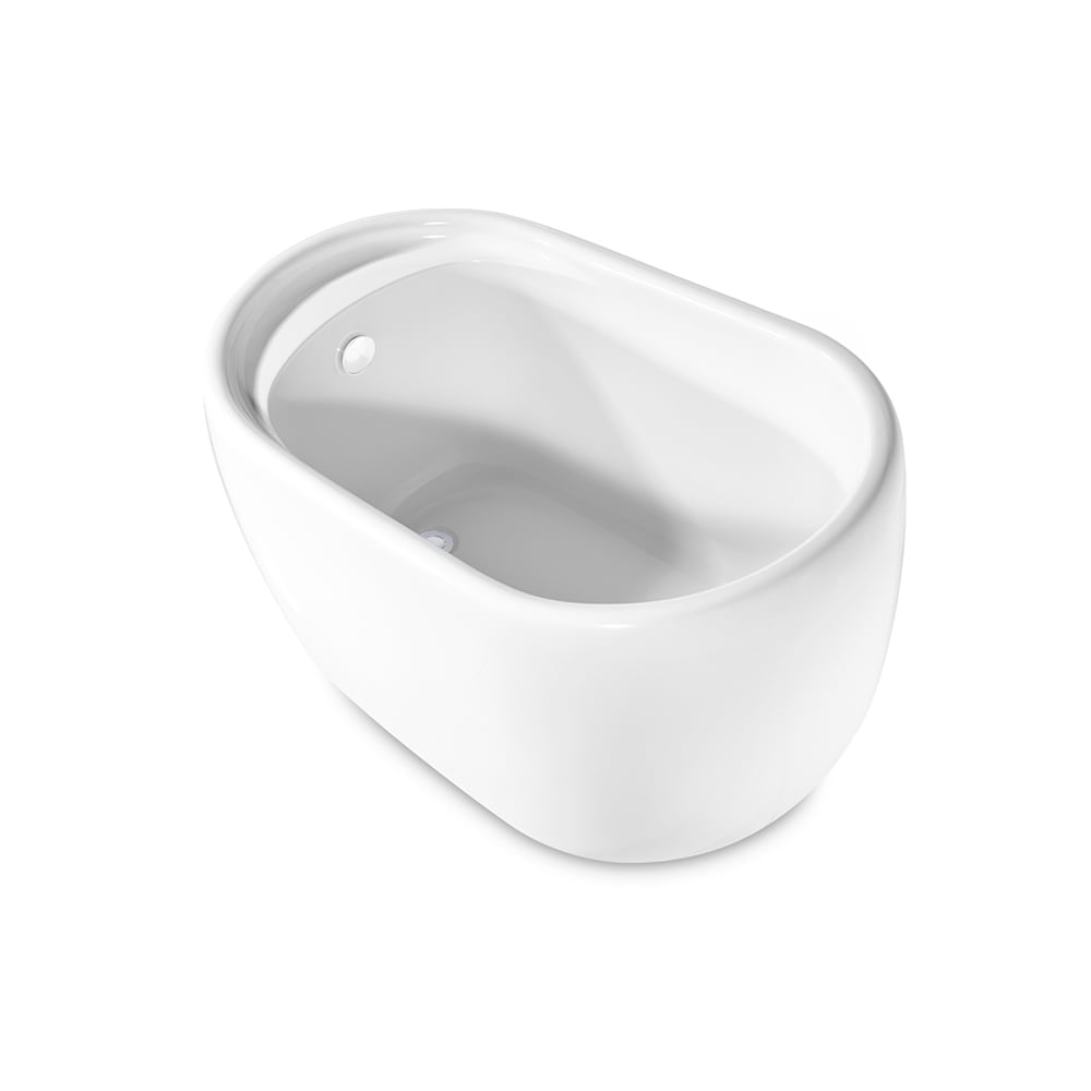 51 inch Streamline NPT92040WH Freestanding Bathtub with Internal Drain