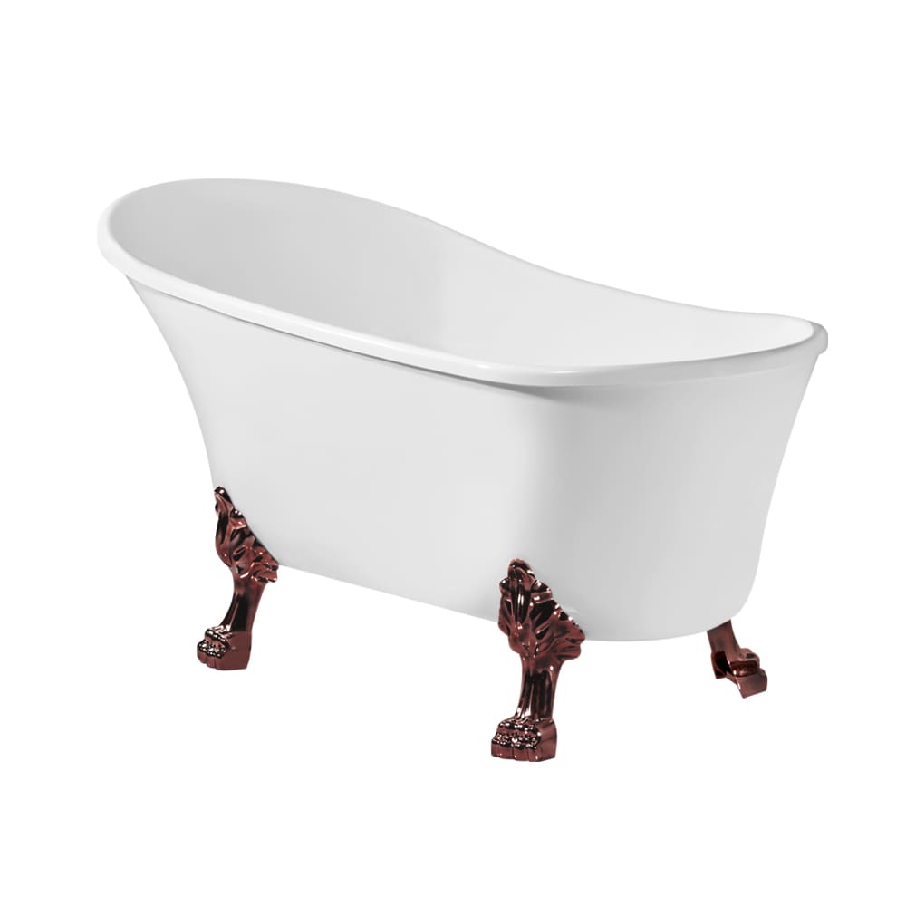 59 inch Streamline NPT9347ORB-ORB Clawfoot Bathtub with Internal Drain