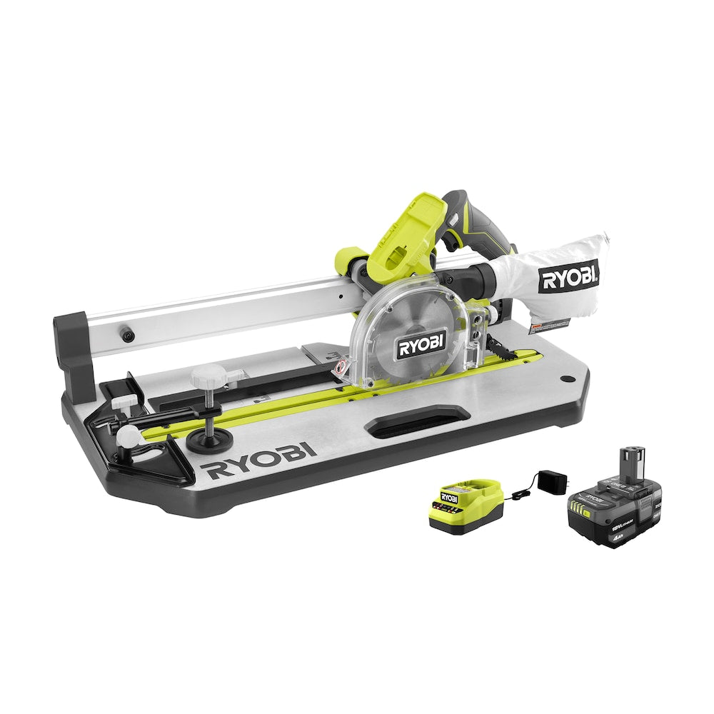 18V ONE+ Cordless Lithium-Ion 5-1/2-inch Flooring Saw Kit with 4.0 Ah Battery and Charger