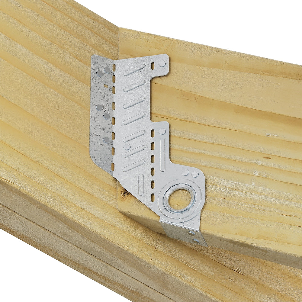 Étrier de chevron réglable sur le terrain léger LSSR pour bois de construction nominal 2x10
