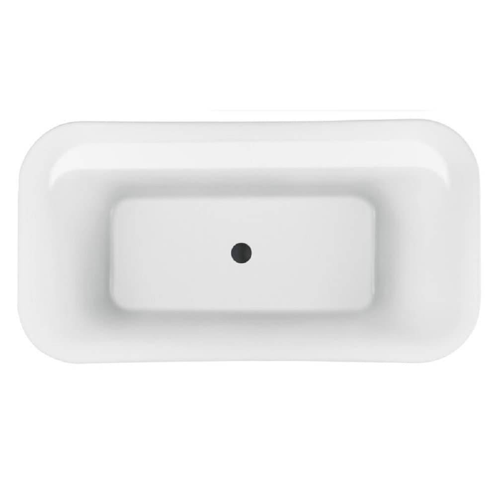 59 inch Streamline NPT91720BL Freestanding Bathtub with Internal Drain