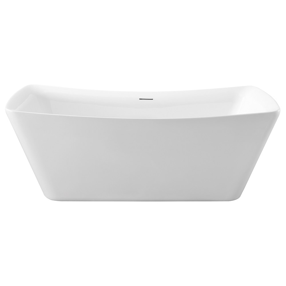 62 inch Streamline NPT9550BNK Freestanding Bathtub with Internal Drain