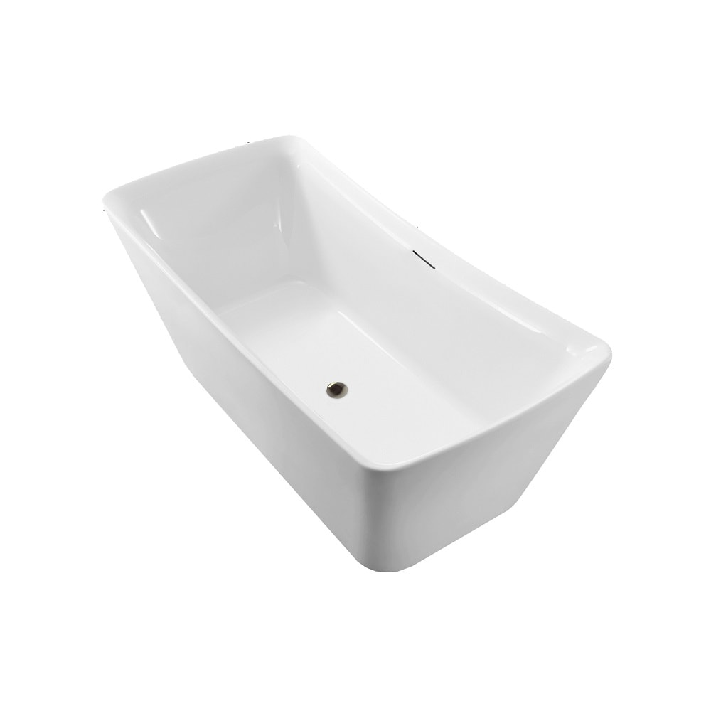 62 inch Streamline NPT9550BNK Freestanding Bathtub with Internal Drain