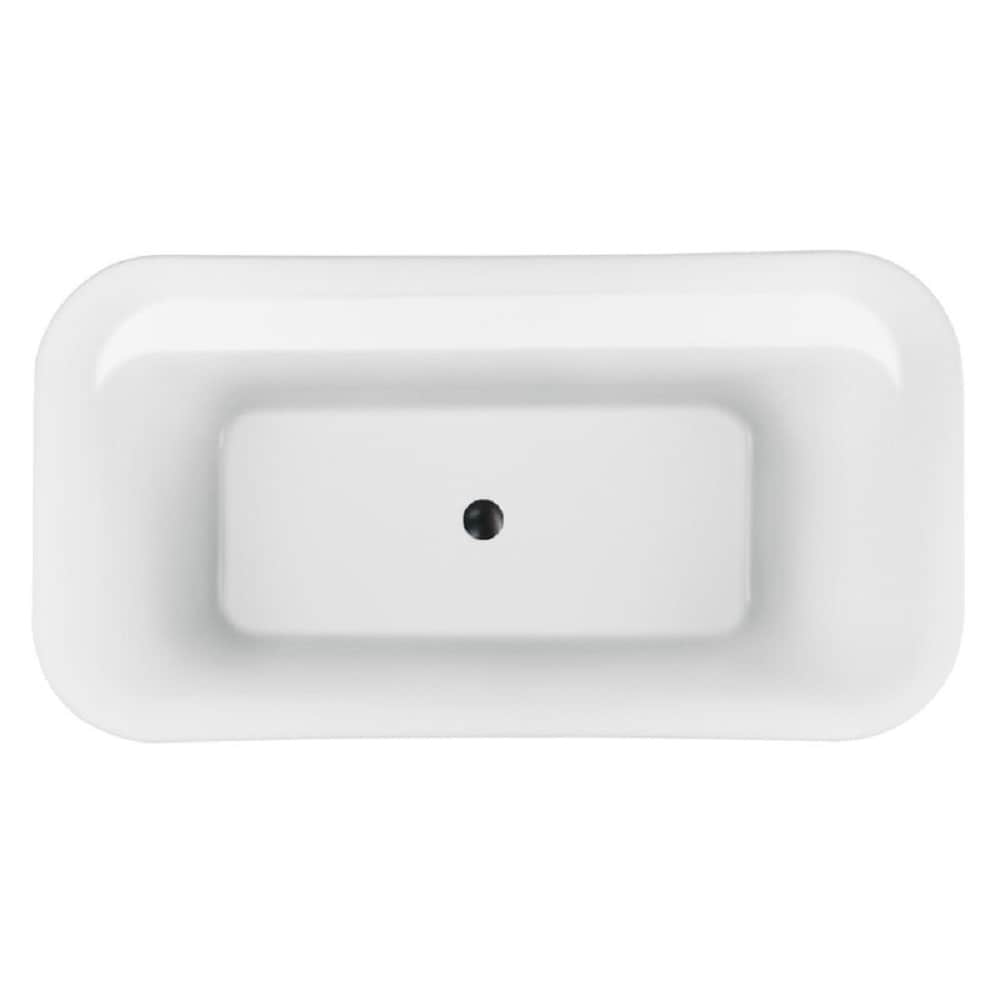 59 inch Streamline NPT91720ORB Freestanding Bathtub with Internal Drain