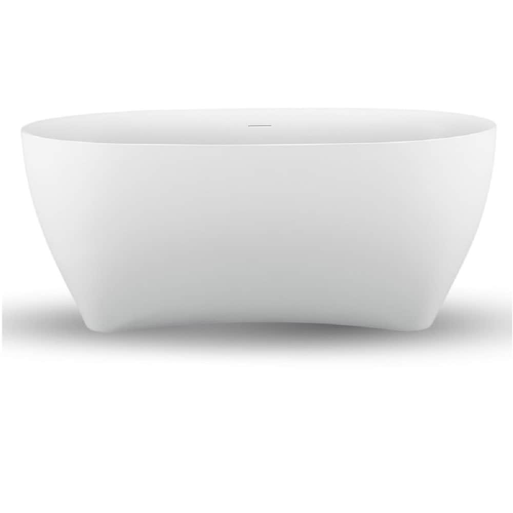 59 inch Streamline NPT91740ORB Freestanding Bathtub with Internal Drain