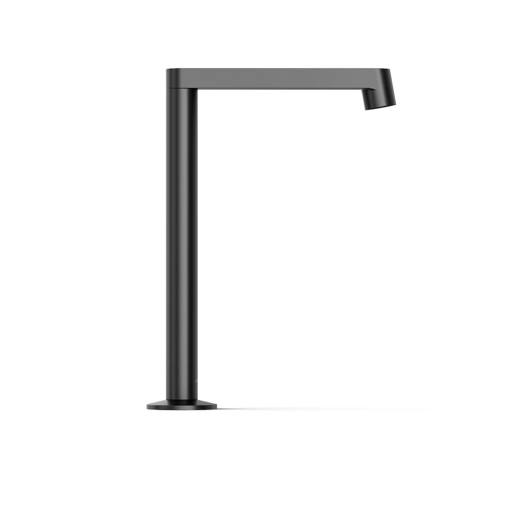 Components Tall Bathroom sink spout with Row design,Black