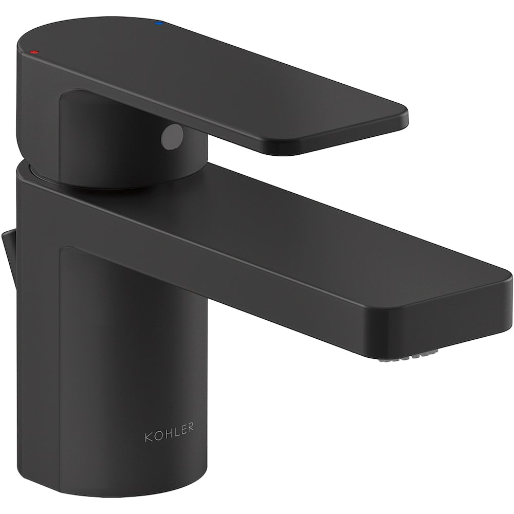Parallel Single-handle bathroom sink faucet in, MatteBlack