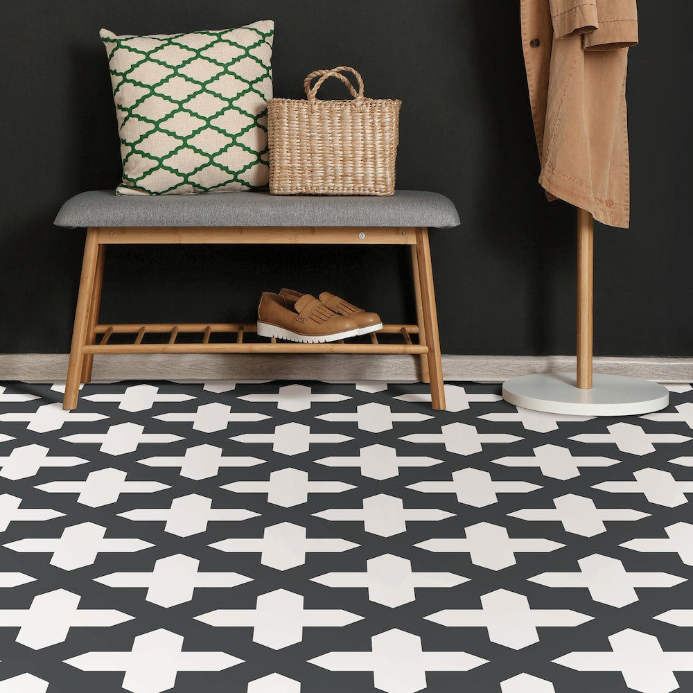 Nordic 12-inch x 12-inch Peel & Stick Vinyl Tile Flooring