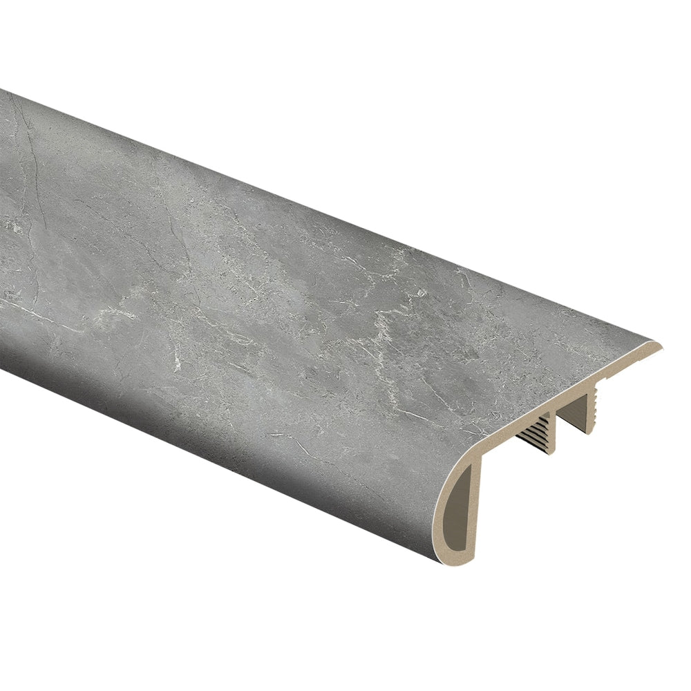 Dalhart Gray 1-inch Thick x 2-1/2-inch Wide x 94-inch Long Vinyl Stair Nose Molding