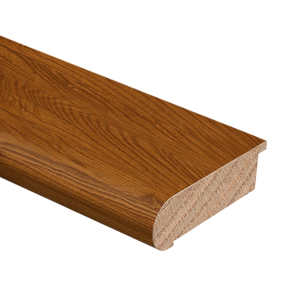 Moulure de nez de marche en bois dur affleurante de 3/4 po d'épaisseur x 2-3/4 po de largeur x 94 po de longueur, blanc Ok Gunstk