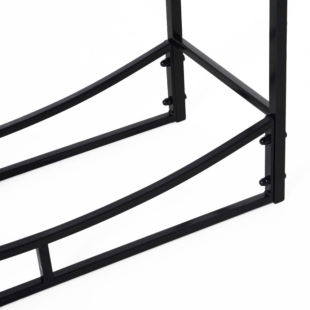 Wood Storage Rack Log Holder with Kindling Holder and 4 Tools Indoor Outdoor