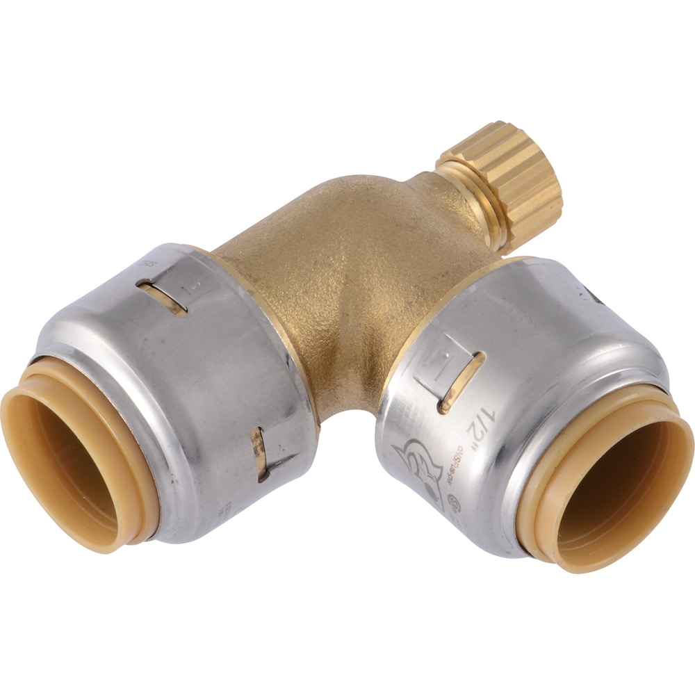 1/2 inch SharkBite Elbow with Drain