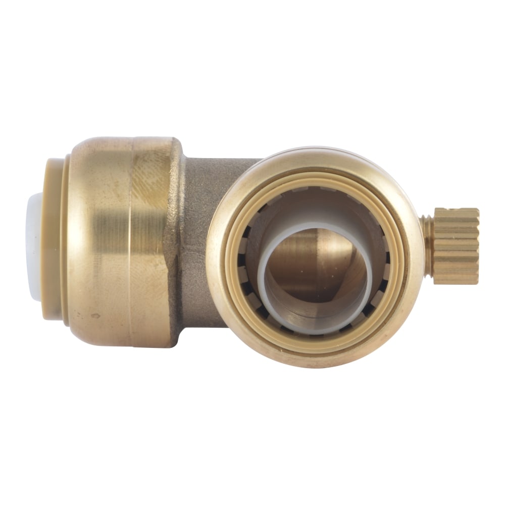 Coude SharkBite de 3/4 po avec drain