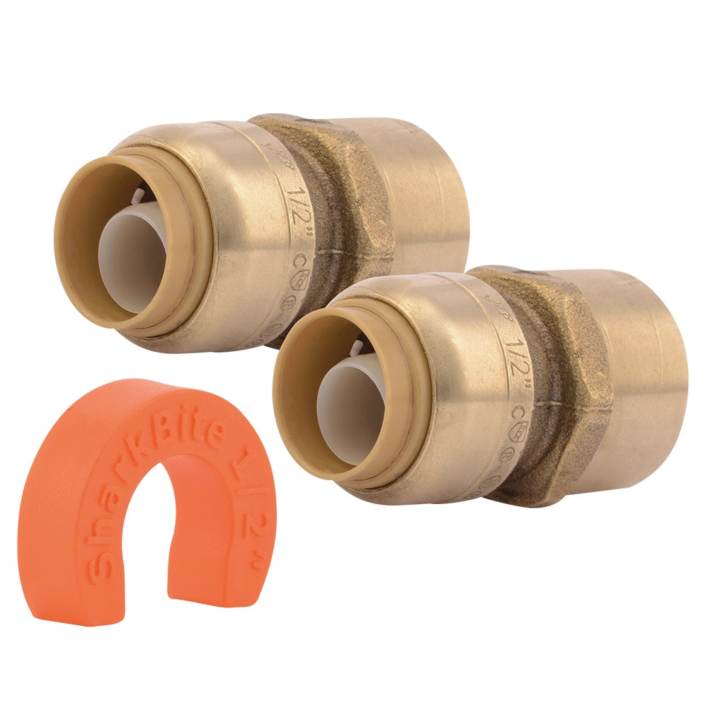 1/2 inch SharkBite x 3/4 inch FNPT Water Heater Installation Kit