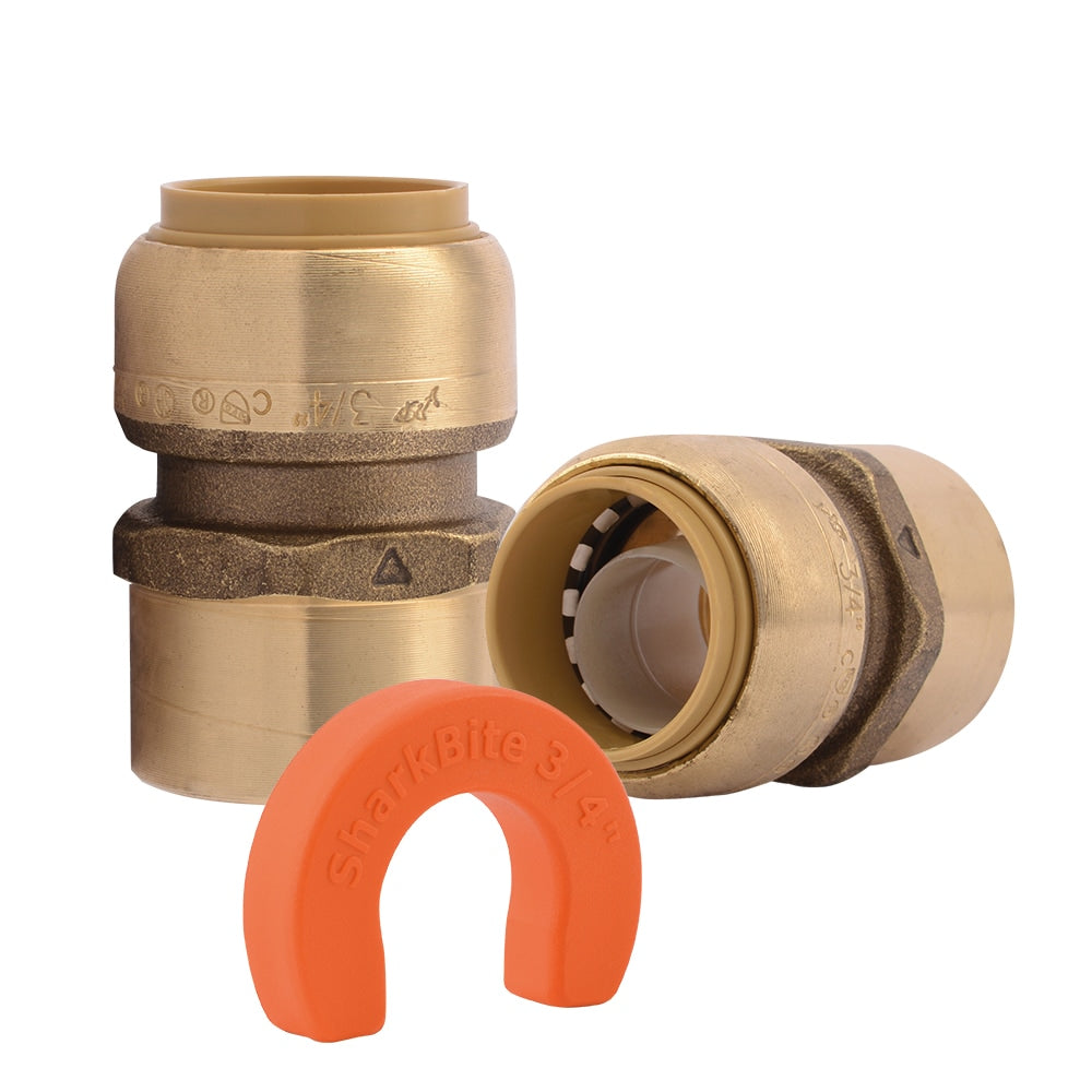 Kit d'installation de chauffe-eau SharkBite de 3/4 po x 3/4 po FNPT