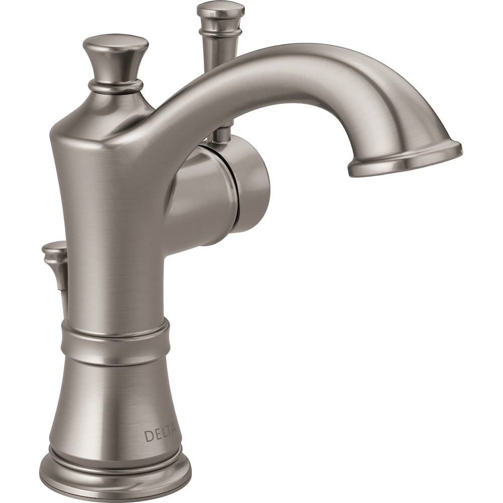Valdosta Single Handle Single Hole Bathroom Sink Faucet Deck Mount in SpotShield Brushed Nickel
