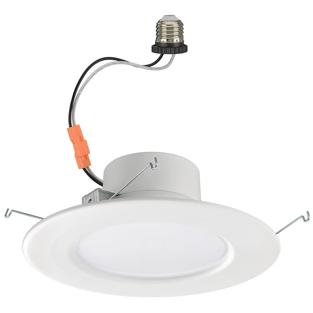 5-inch/6-inch Smart Colour Selectable CCT Integrated LED Recessed Light Trim Powered by Hubspace