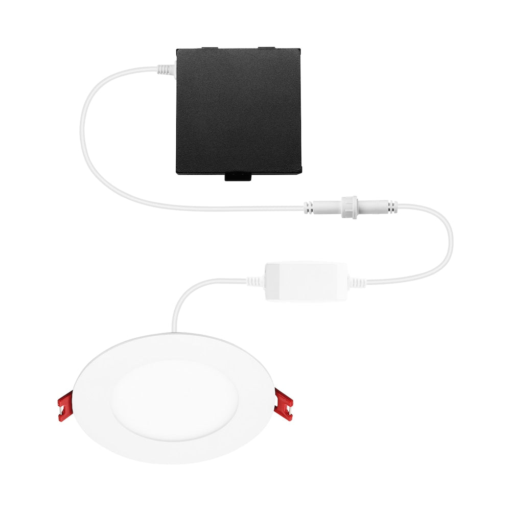 4-inch Smart Color Changing Tunable White Ultra Slim LED Recessed Lighting Kit Powered by Hubspace