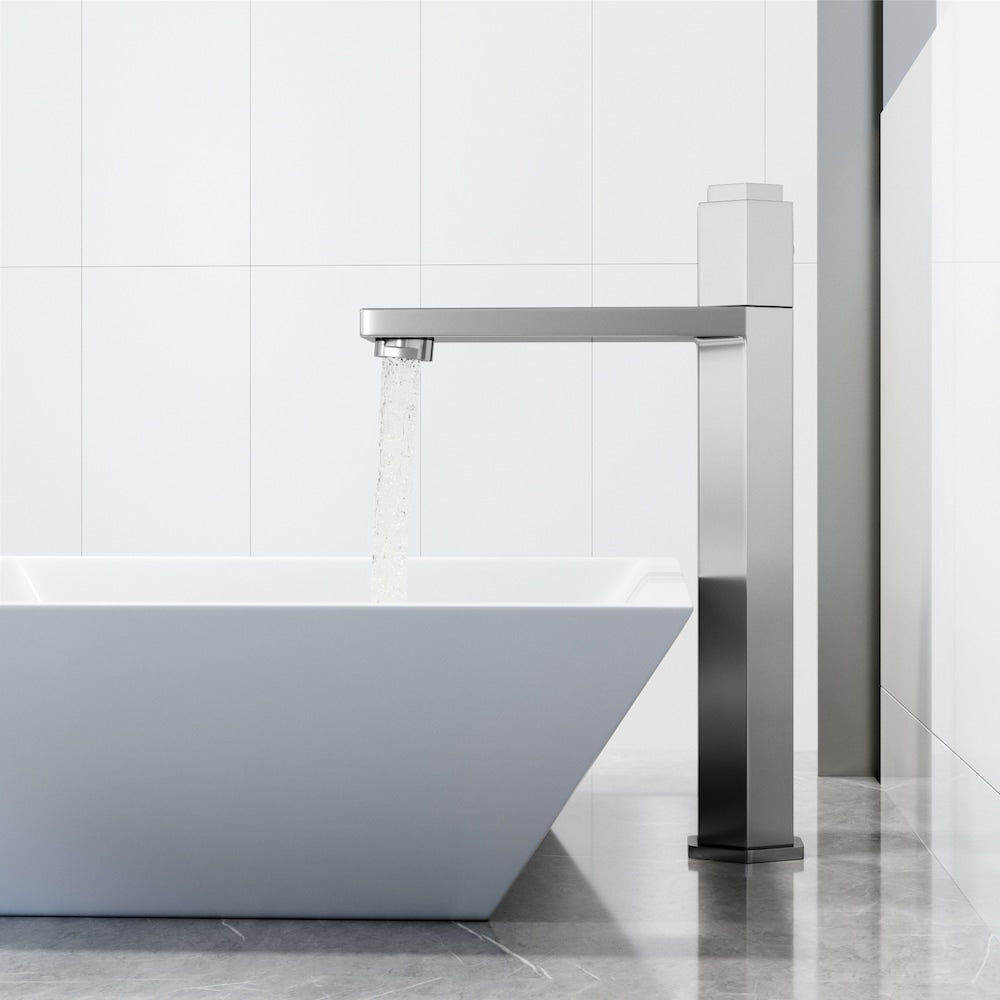 Robinet de salle de bain à poignée unique et trou unique Nova en chrome