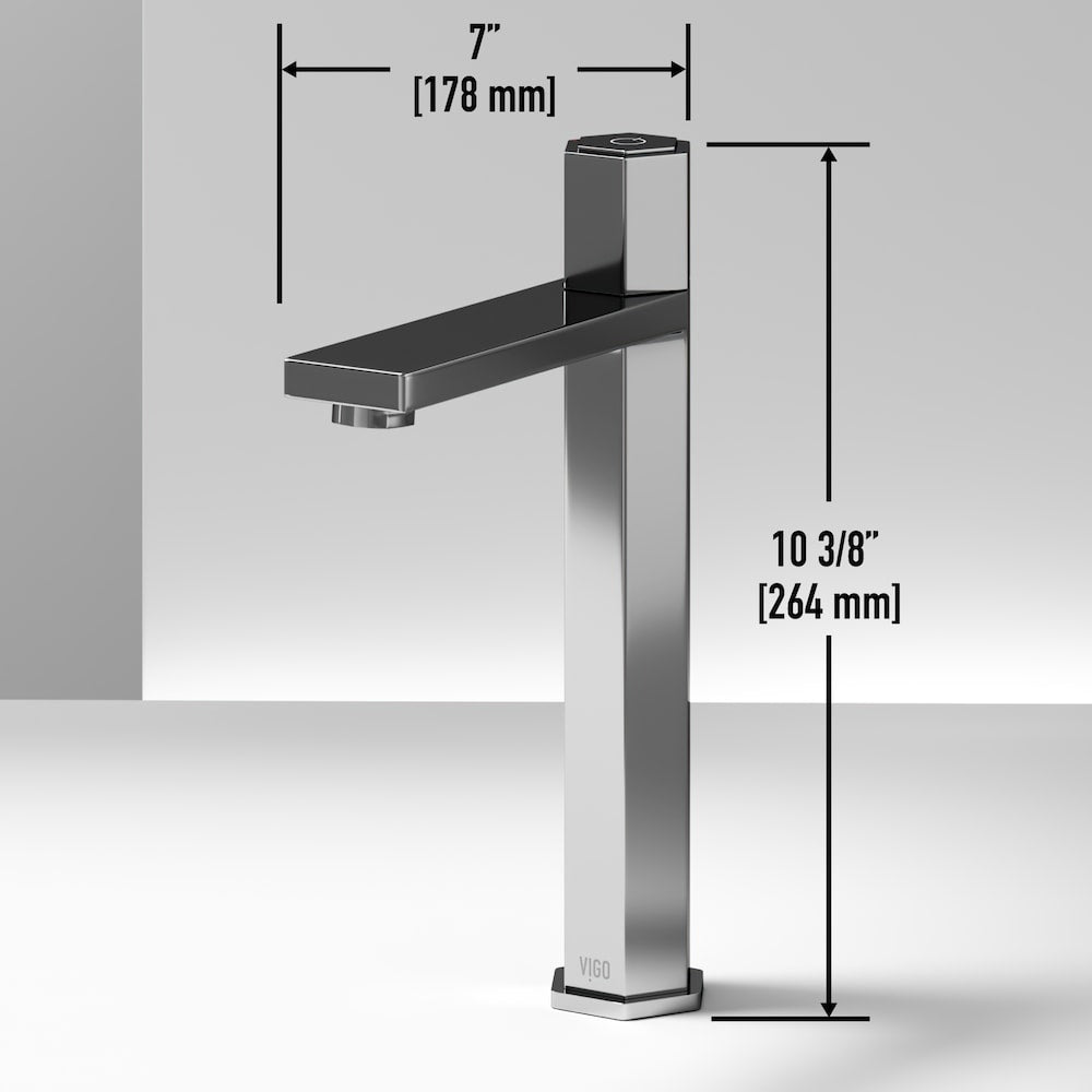 Robinet de salle de bain à poignée unique et trou unique Nova en chrome